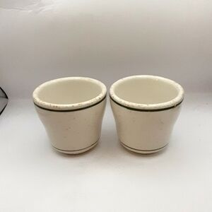 Vintage Vitrified China Restaurant Ware Cups/Bowls 3.5" 2 Count